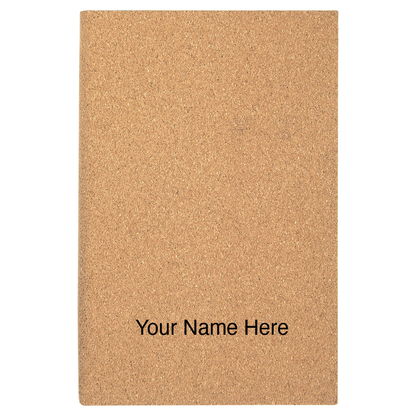 Personalized Leatherette Journal – Lined Pages, Custom Engraved Inclucuded