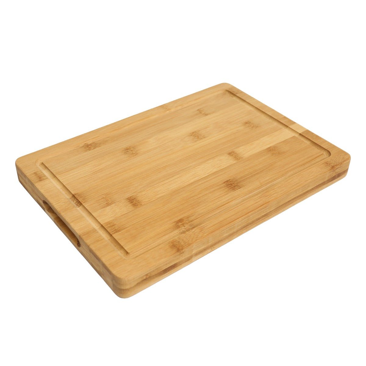 SOLID BAMBOO CUTTING BOARD WITH JUICE GROOVE | 10in x 14in