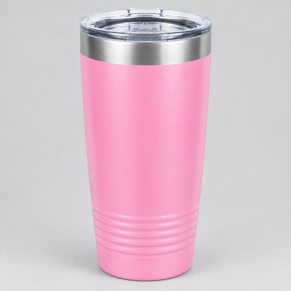 Light purple 20 oz insulated stainless steel tumbler for custom engraving