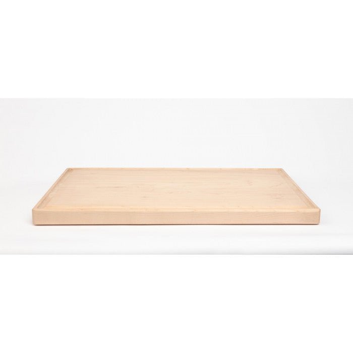 SOLID MAPLE CUTTING BOARD WITH JUICE GROOVE 11" x 17"