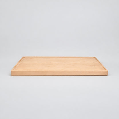 Maple 11 x 17 inch cutting board, side profile view
