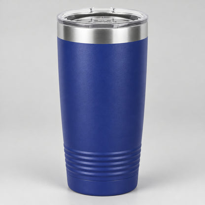 Purple 20 oz insulated stainless steel tumbler for custom engraving
