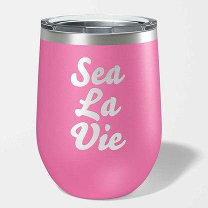 Sea La Vie 12 oz. Insulated Stemless Wine Tumbler