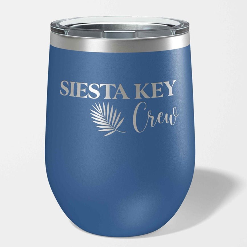 Siesta Key Crew 12 oz. Insulated Stemless Wine Tumbler