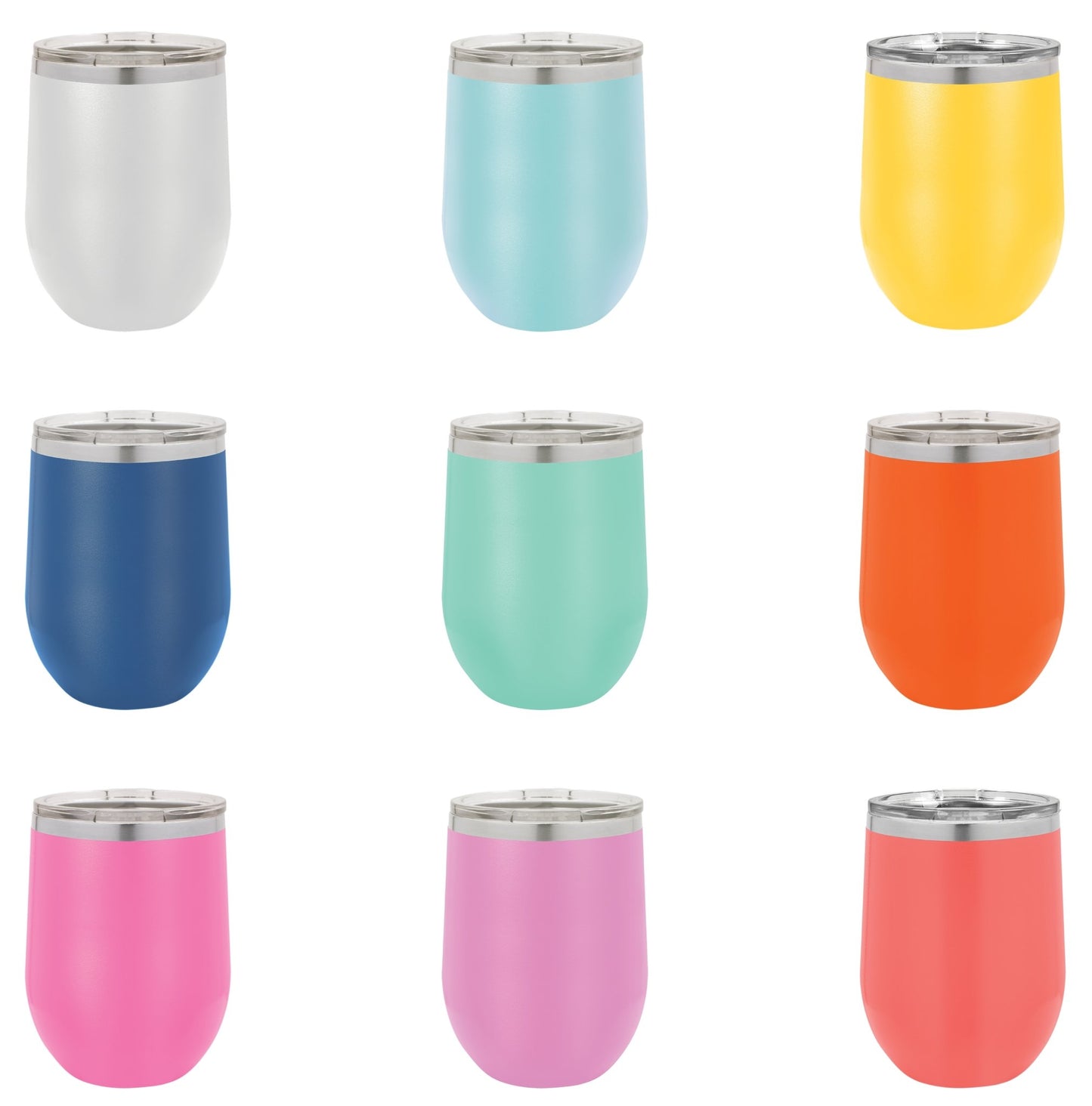 Seas the Day 12 oz. Insulated Stemless Wine Tumbler